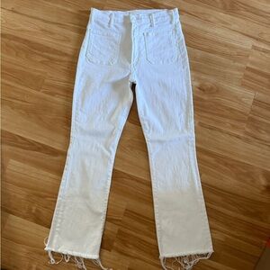 Awesome Mother The Hustler Patch Pocket Ankle Fray in Fairest of Them All -Sz 30